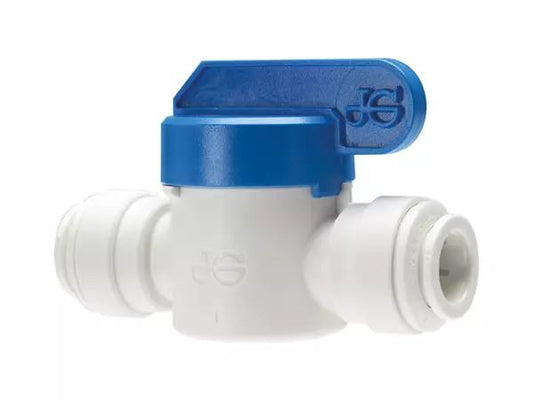 12mm John Guest, Push-On, Shut-Off Valve, Plastic - Unwind Designs