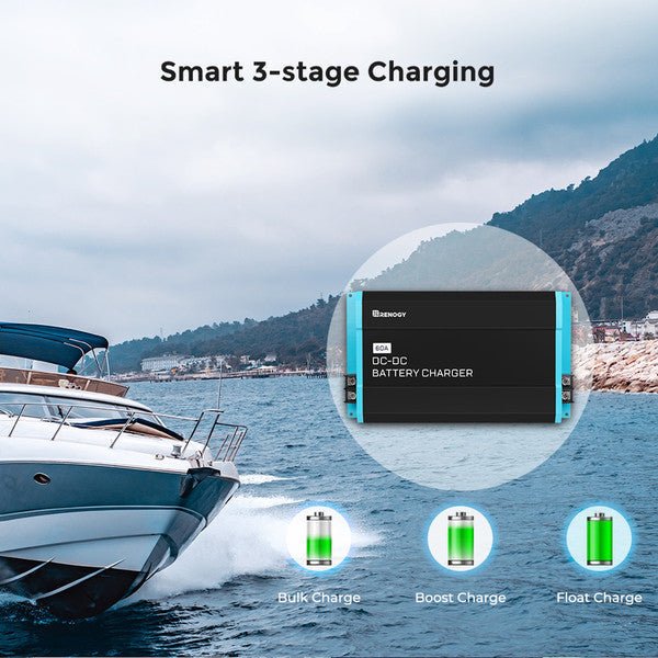 DC-DC Charger | Renogy |12V 60A DC to DC Battery Charger w/o Solar Input - Unwind Designs