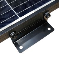 Exotronic Adjustable Black Aluminium Solar Panel Brackets - Unwind Designs