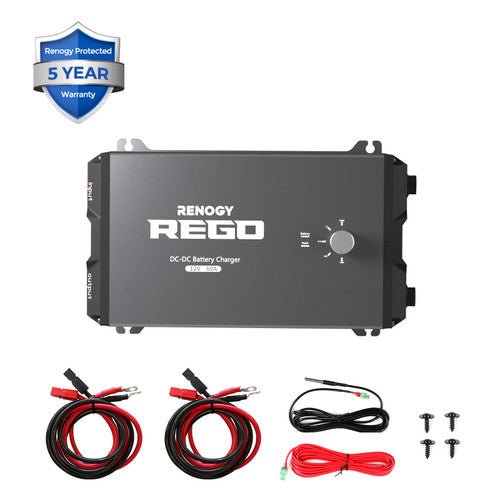 Renogy REGO 12V 60A DC-DC Battery Charger - Unwind Designs